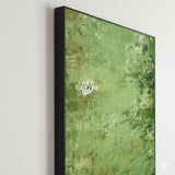 Modern Green Texture Art for Living Room, Large Wabi-Sabi Canvas Decor | ArtExplore