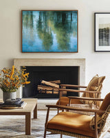 Modern Handmade Blue Wall Art – Large Space Texture Painting for Home & Office | ArtExplore