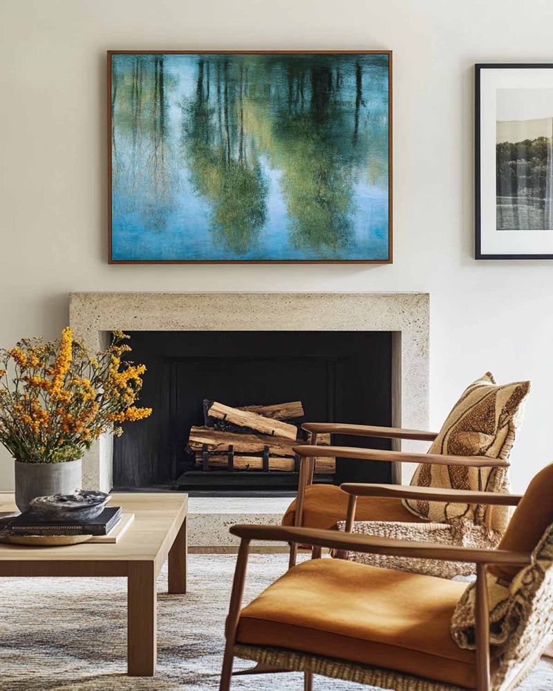 Modern Handmade Blue Wall Art – Large Space Texture Painting for Home & Office | ArtExplore