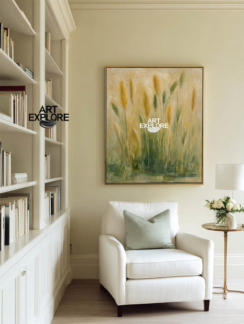 Modern Handmade Landscape Painting for Hotel Lobby Walls | ArtExplore