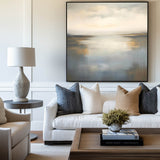 Large Lake Wall Art Texture Landscape Wall Art Luxury Modern Minimalist Landscape Painting For Sale