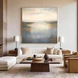 Large Lake Wall Art Texture Landscape Wall Art Luxury Modern Minimalist Landscape Painting For Sale