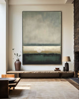 Modern Minimalist Texture Canvas | Large Vertical Abstract ArtExplore