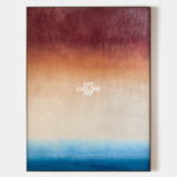 Modern Neon Gradient Wall Art, Large Vertical Minimalist Painting For Sale – ArtExplore