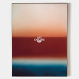 Modern Neon Gradient Wall Art, Large Vertical Minimalist Texture Painting – ArtExplore