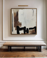 Modern Neutral Texture Canvas | Handmade Wabi-Sabi Wall Decor | ArtExplore