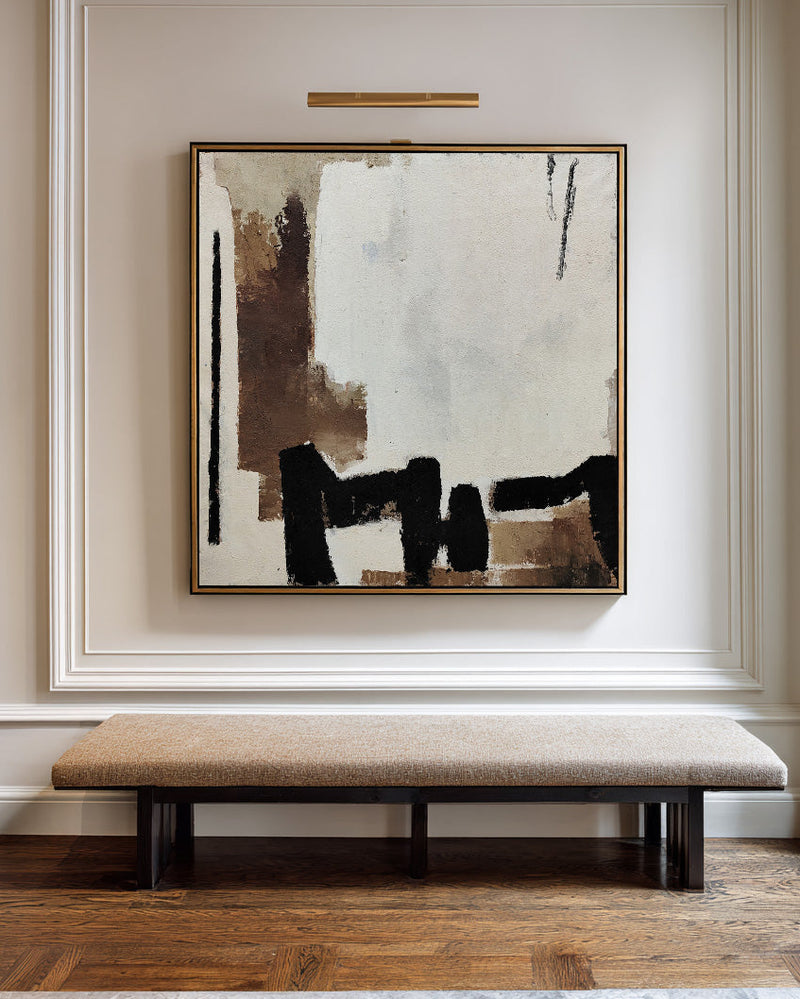 Modern Neutral Texture Canvas | Handmade Wabi-Sabi Wall Decor | ArtExplore