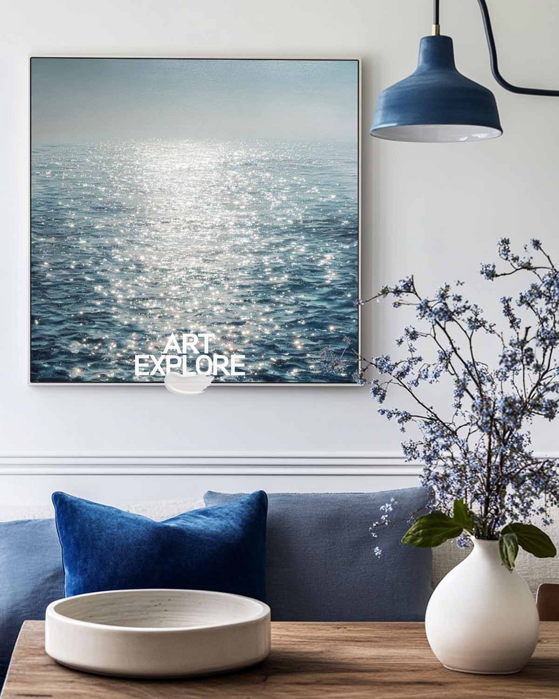 Modern Ocean View Handmade Seascape Art for Interiors - ArtExplore