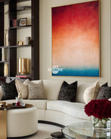 Modern Vertical Neon Abstract Art for Statement Walls – ArtExplore