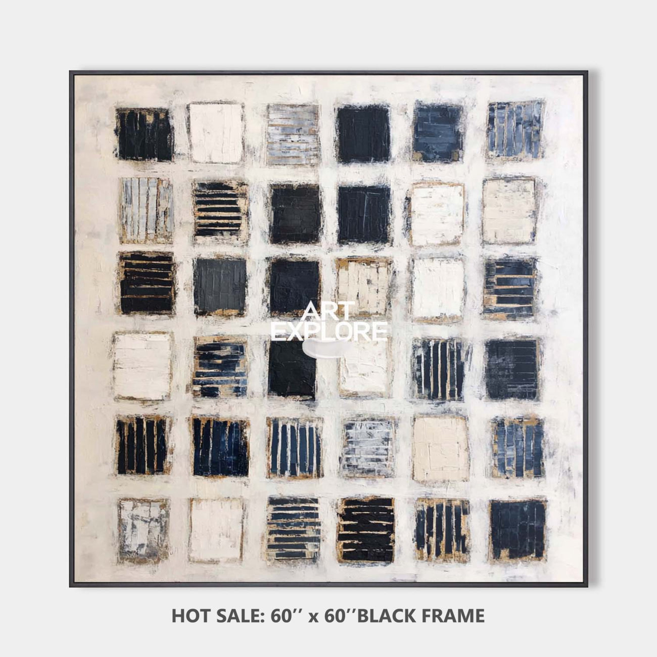 Modern Wabi-Sabi Texture Painting for Large Spaces | Handmade | ArtExplore