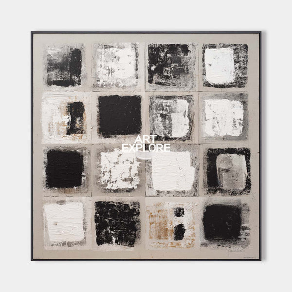 Modern Wabi-Sabi Wall Painting | Textured Canvas Art for Large Spaces | ArtExplore