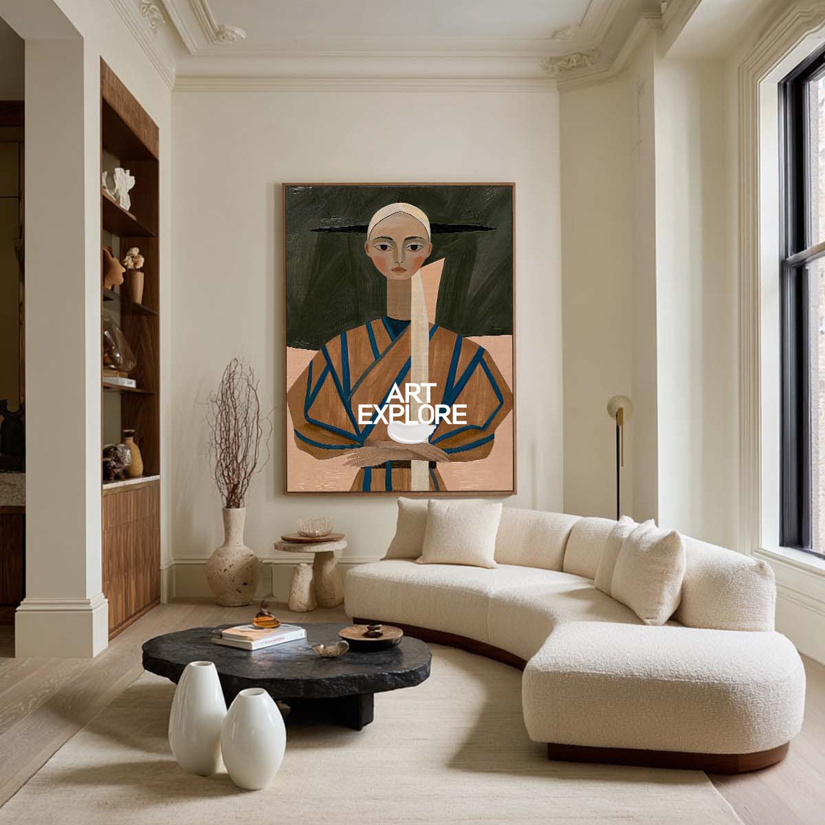 Modern Woman Painting #ABAV841