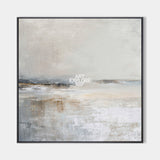 Natural Haze Cloudscape Wall Art | Large Textured Minimalist Canvas Art For Sale | ArtExplore