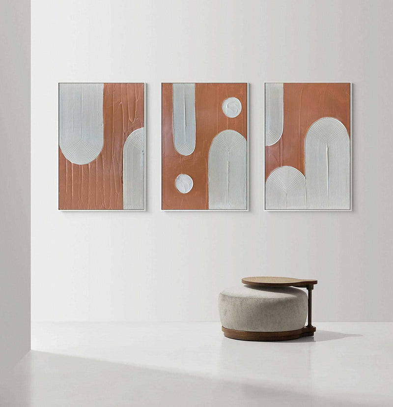 3D Colorful Rich Textured Abstract Art Minimalist Art Large Abstract Modern Minimal Wall Art For Sale