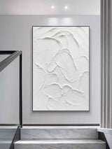 white wall art white 3D Textured art white textured wall art white abstract art painting white abstract painting white abstract wall art