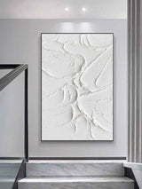 white wall art white 3D Textured art white textured wall art white abstract art painting white abstract painting white abstract wall art