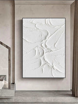 white wall art white 3D Textured art white textured wall art white abstract art painting white abstract painting white abstract wall art