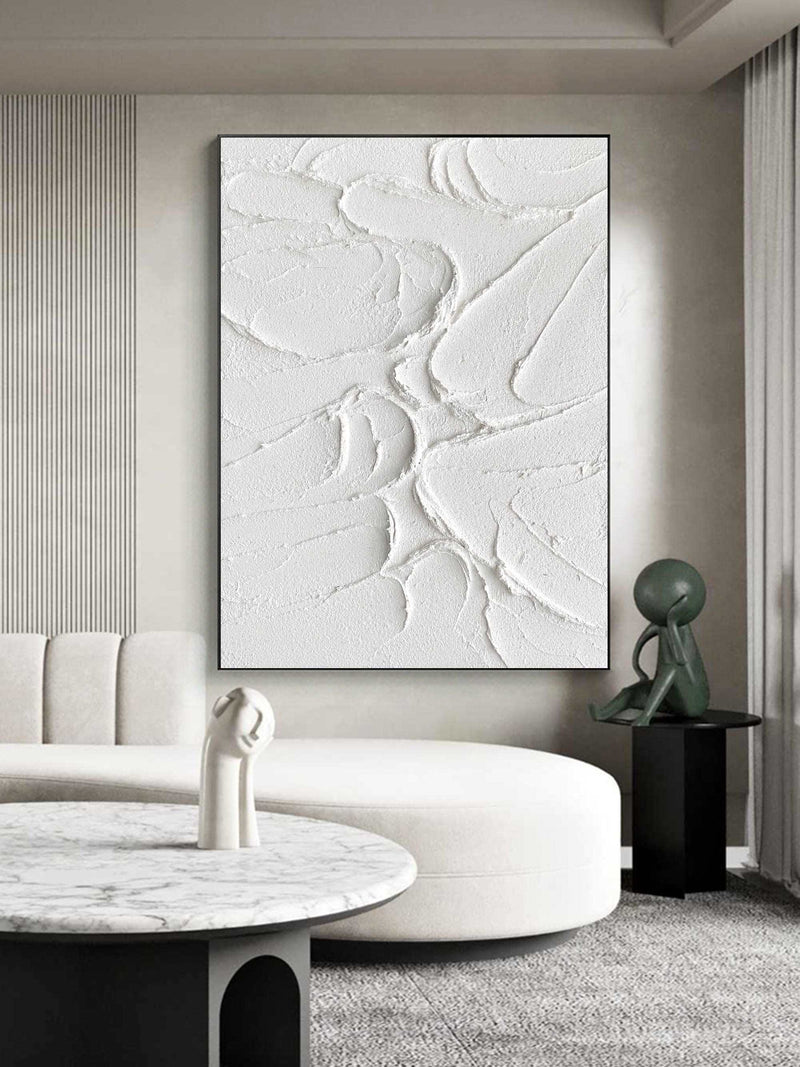 white wall art white 3D Textured art white textured wall art white abstract art painting white abstract painting white abstract wall art