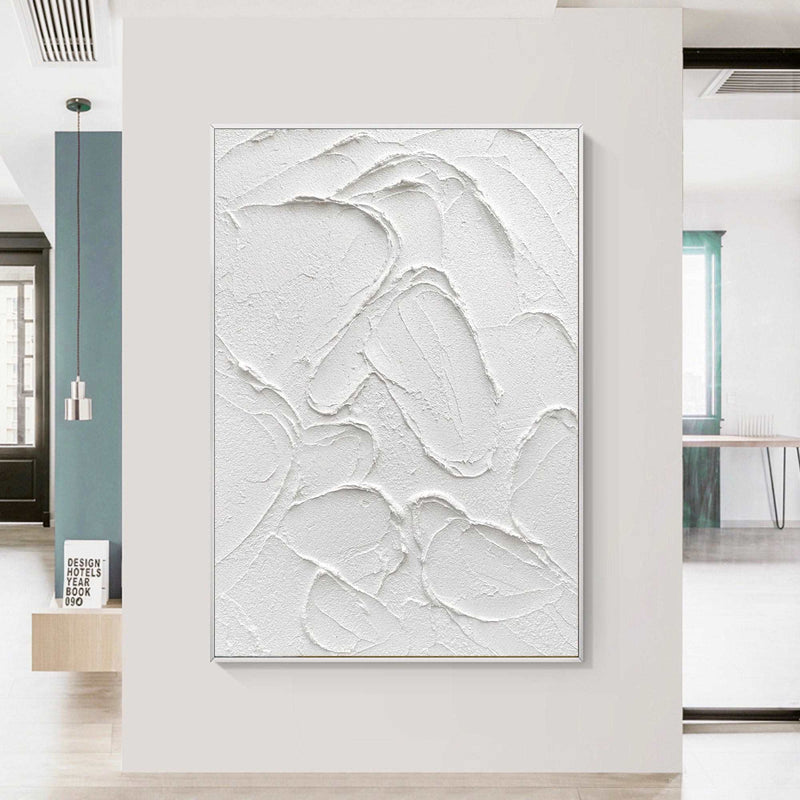 white wall art white 3D Textured art white textured wall art white abstract art painting white abstract painting white abstract wall art