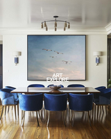 Sky View Handmade Wall Art | Oversized Oil Painting for Home | ArtExplore
