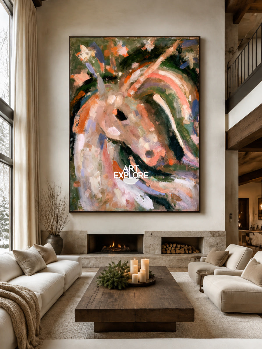 Colorful Horse Painting #ANH76