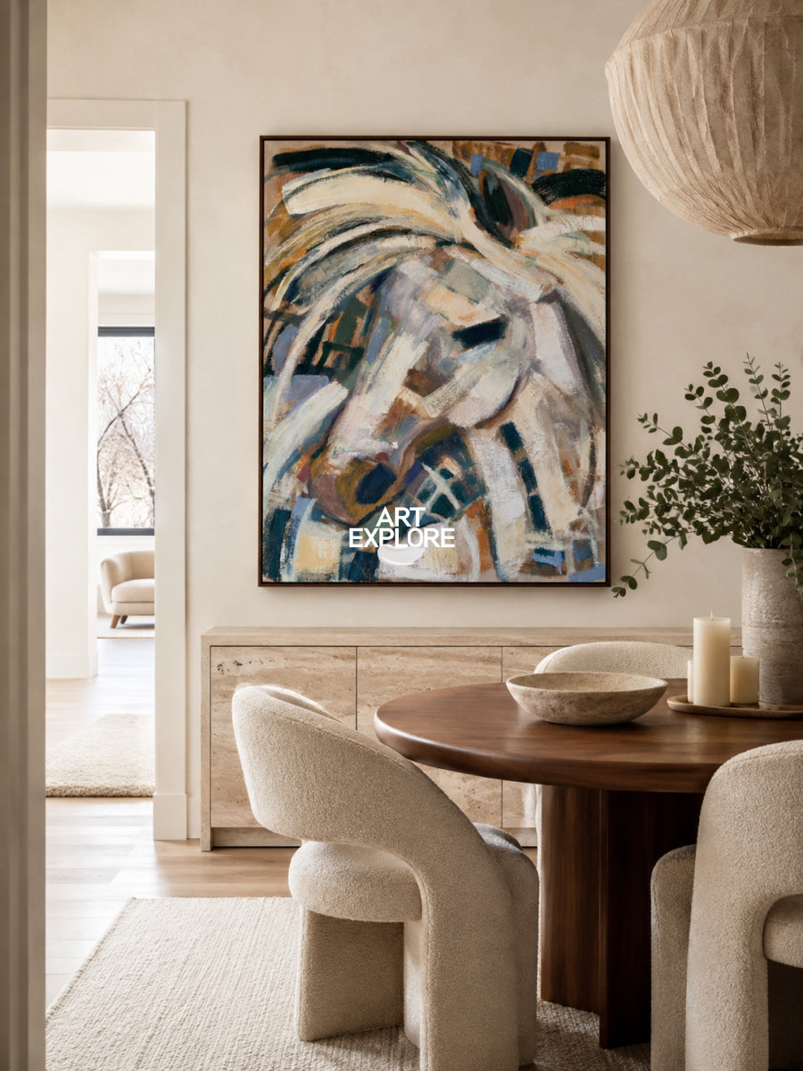 Abstract Horse Art #ANH77