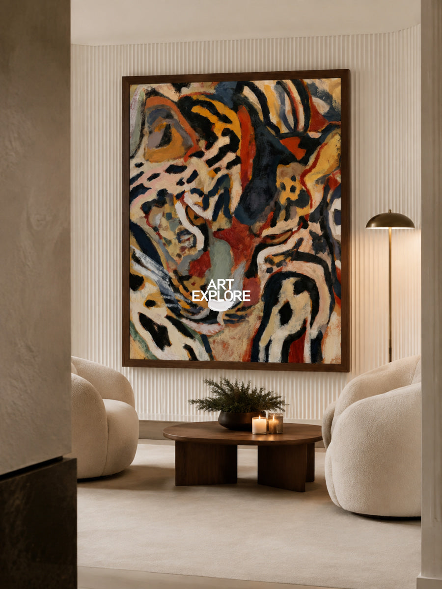 Abstract Leopard Art #ANW09