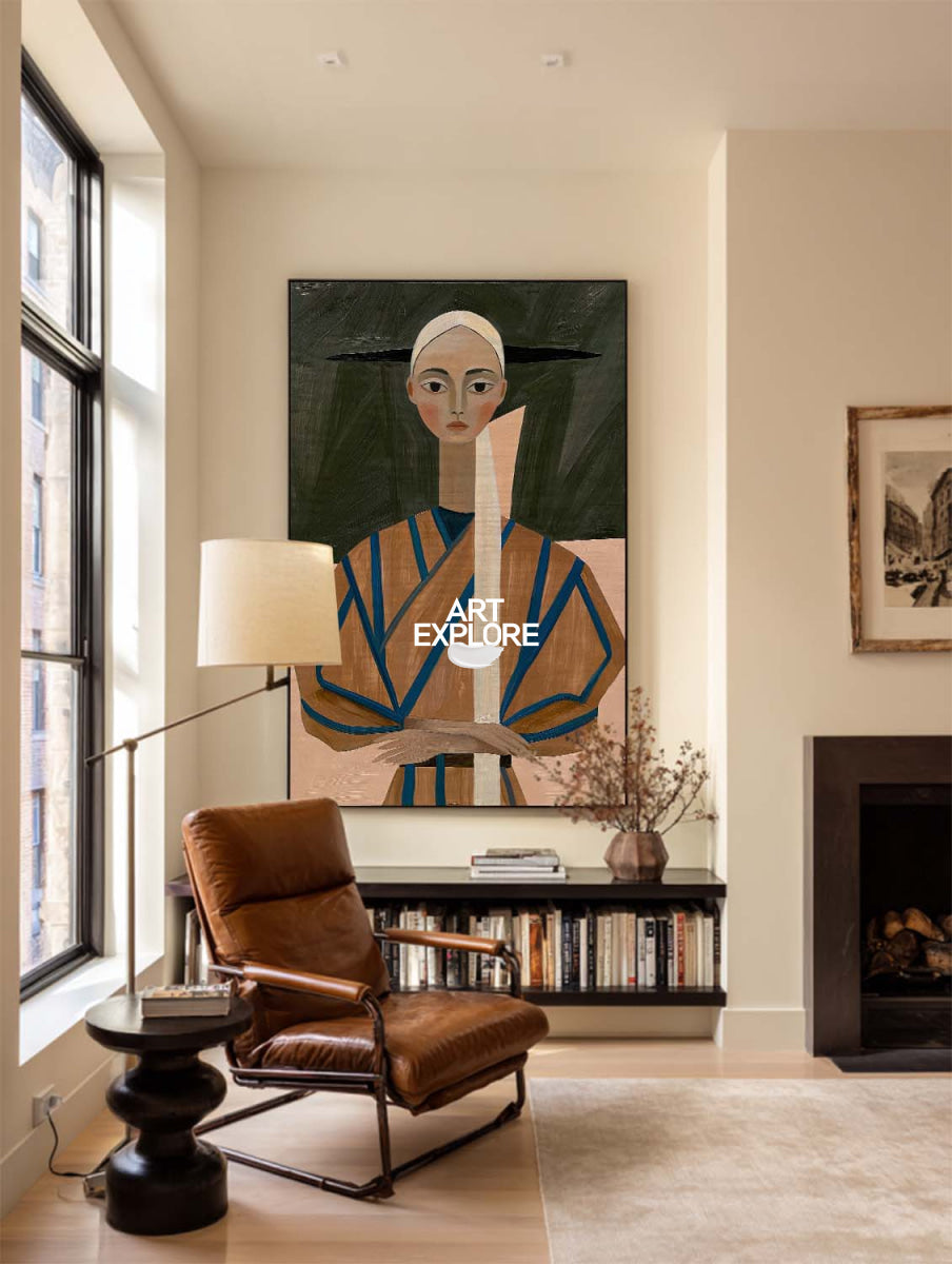 Modern Woman Painting #ABAV841