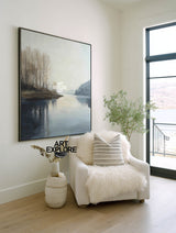 Square Modern Landscape Art for Large Room Decor – ArtExplore