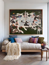 Statement Oil on Canvas | Realistic Black Art for Big Walls | ArtExplore