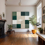 Textured Wabi-Sabi Square Painting – Minimal Modern Art | ArtExplore