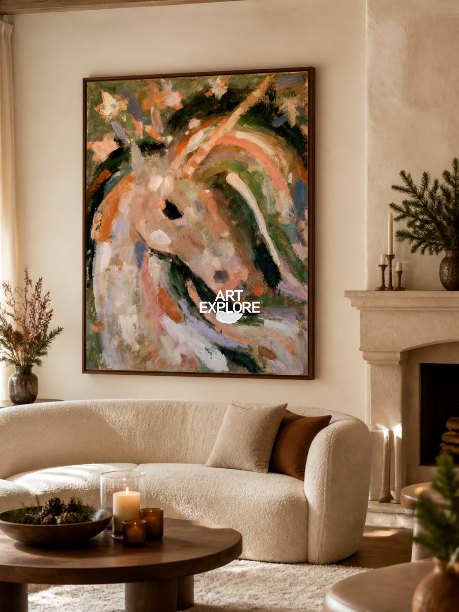 Colorful Horse Painting #ANH76