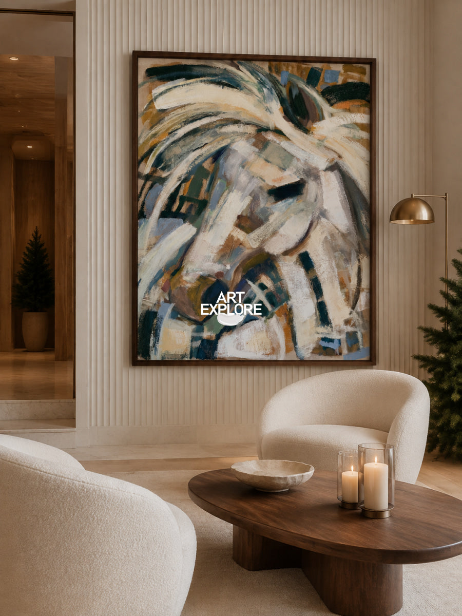 Abstract Horse Art #ANH77