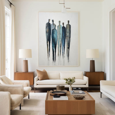 Wabi-Sabi Inspired Textured Abstract Artwork – Perfect for Bedroom, Hallway or Dining Area