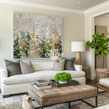 Wei Pen Large Sage Green Abstract Textured Art for Living Room Decor | ArtExplore