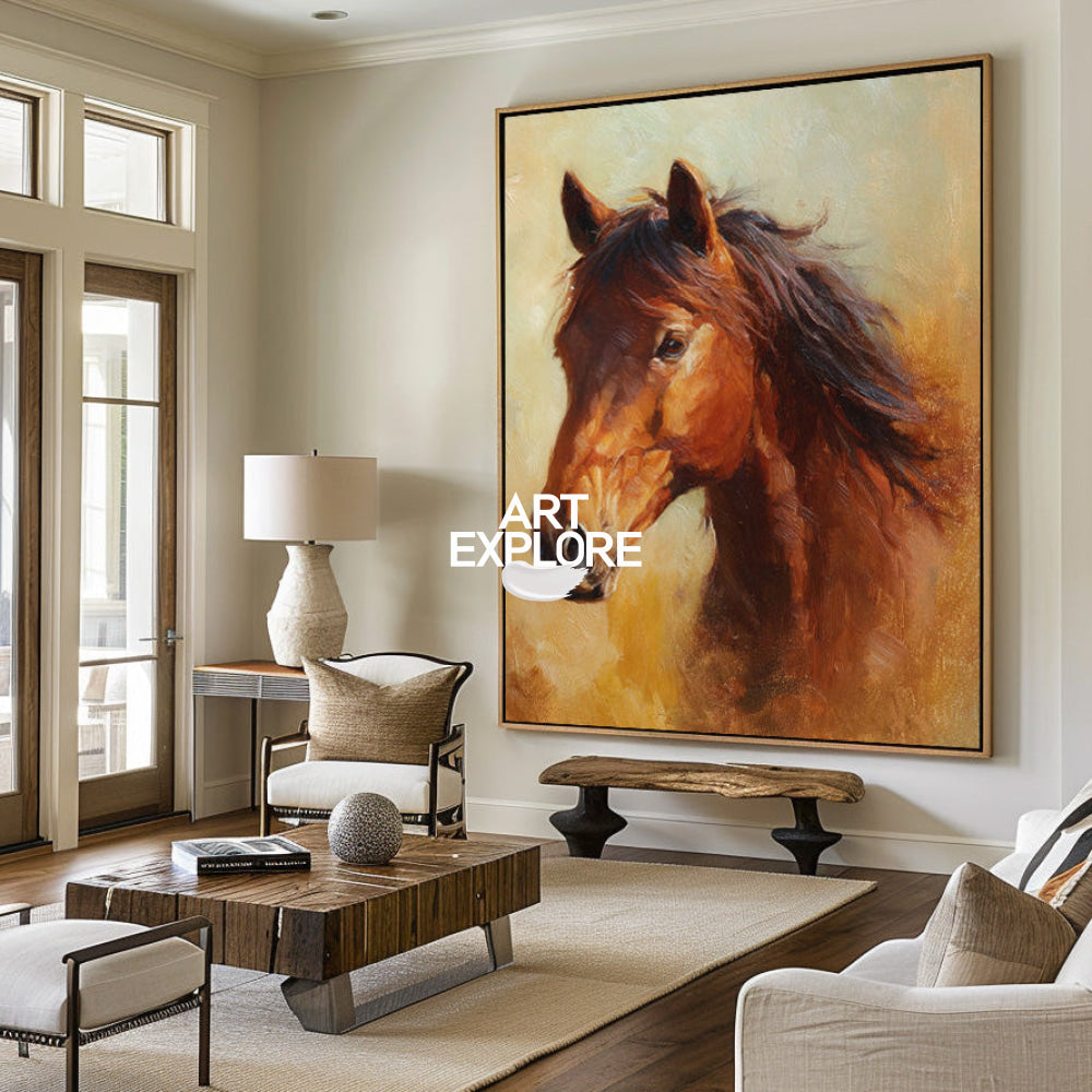Horse Portrait Art #ANH66