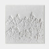Plaster Canvas Art White Canvas Paitning Textured White Painting Minimalist Abstract Painting