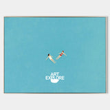 Floating Swimmers Art #ABSH71