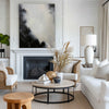 Modern Black And Grey Abstract Wall Art Large Acrylic Painting Abstract Canvas Artwork For Sale