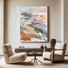 Large Minimalist Painting Muted Colors Wall Art Modern Square Canvas Art Wabi Sabi Artworks For Sale