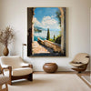 Large Landscape Art Oil Painting Livingroom Canvas Wall Art, Beautiful Impressionistic Painting