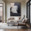 Large Black Beige Artwork Textured Abstract Wall Art Abstract Acrylic Painting Canvas Livingroom Artworks