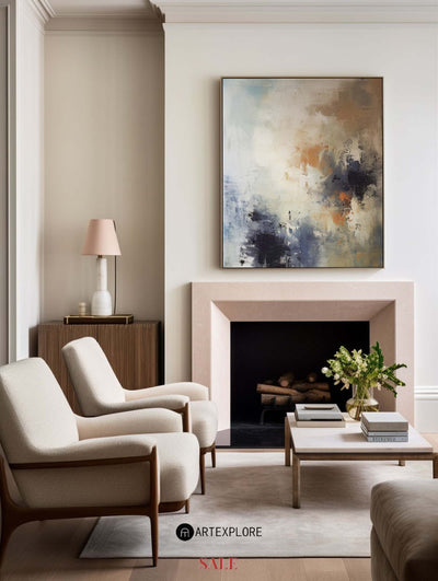 Large Colorful Minimalist Painting Colorful Minimalist Abstract Wall Art For Sale