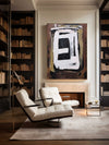 Large Black And Brown Artwork Oversized Framed Wall Art X Large Wall Art