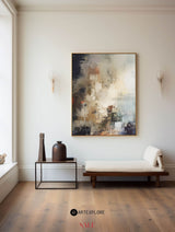 Colorful Abstract Painting Colorful Minimalist Painting Large Colorful Livingroom Painting 