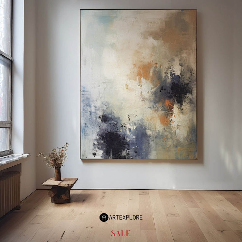 Large Colorful Minimalist Painting Colorful Minimalist Abstract Wall Art For Sale