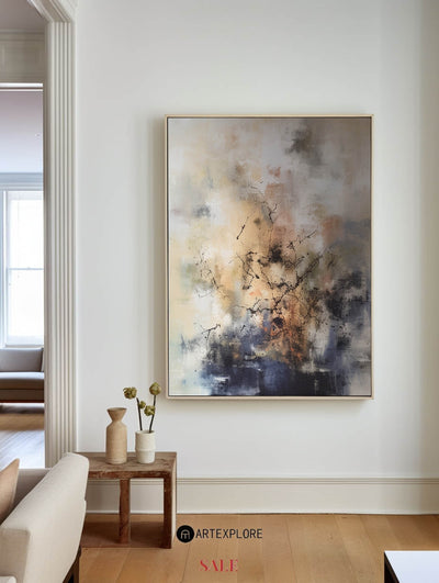 Colorful Minimalist Painting Modern Large Colorful Abstract Wall Art Livingroom Painting For Sale