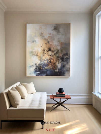 Colorful Minimalist Painting Modern Large Colorful Abstract Wall Art Livingroom Painting For Sale