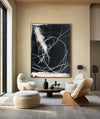 Black Contemporary Art Black Wall Art Black Minimalist Painting For Sale Wall Black Decor | Artexplore
