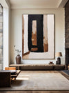 Large Black And Brown Artwork Oversized Framed Wall Art X Large Wall Art